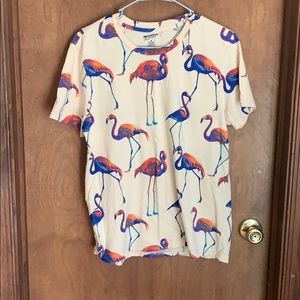 Flamingo Patterned Tee